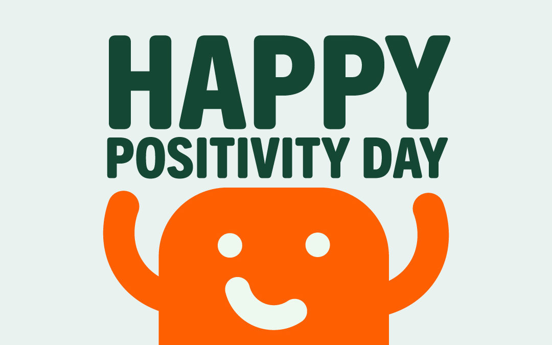 happy positive thinking day blog post image